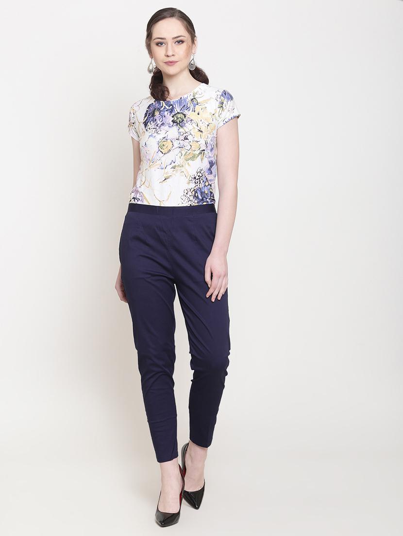 mid rise flat front trouser - 16614663 - Zoom Image - 4