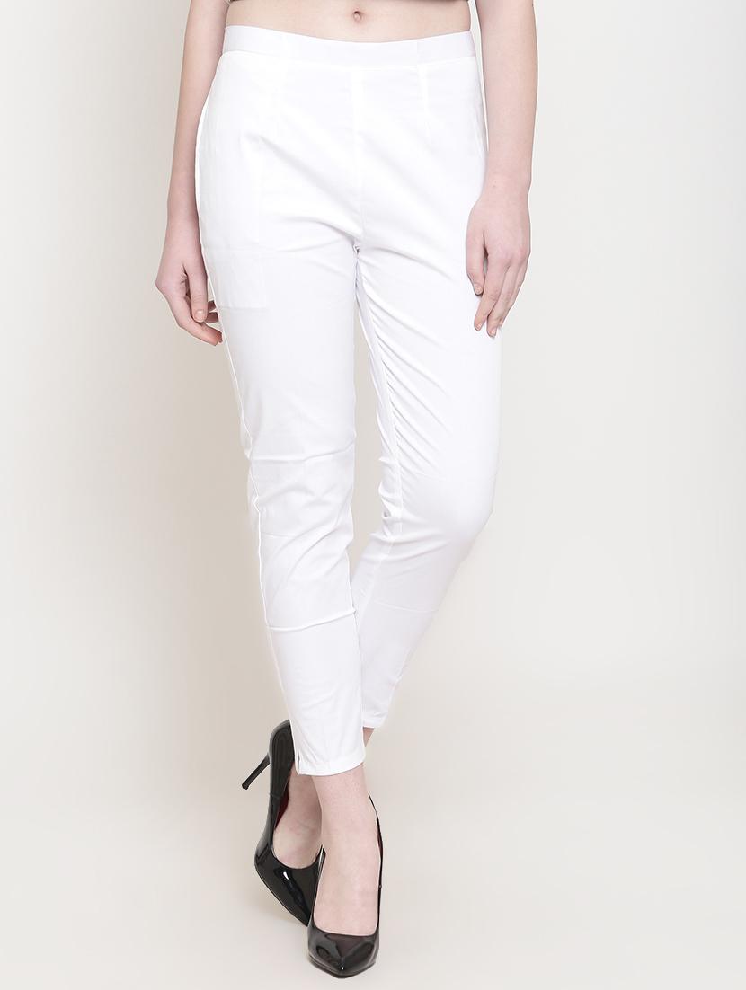 mid rise flat front trouser - 16614667 - Zoom Image - 1