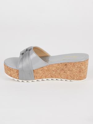 grey slip on wedges - 16614858 - Standard Image - 2