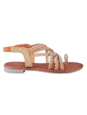 beige back strap sandals - 16615282 - Standard Image - 2