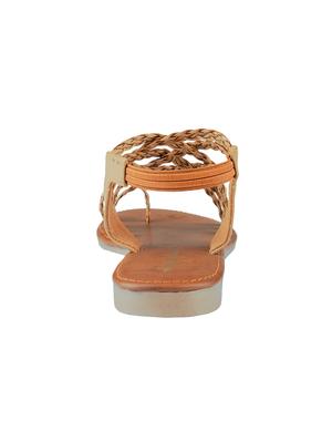 beige back strap sandals - 16615282 - Standard Image - 3