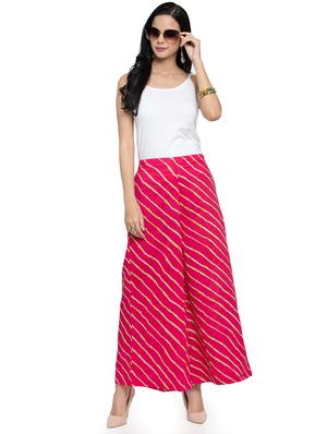 high rise striped palazzo - 16615293 - Standard Image - 4