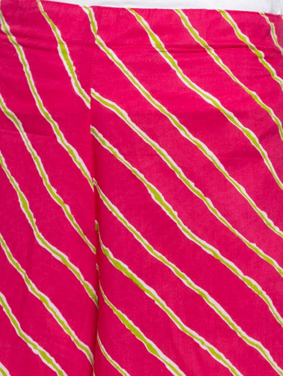 high rise striped palazzo - 16615293 - Zoom Image - 5
