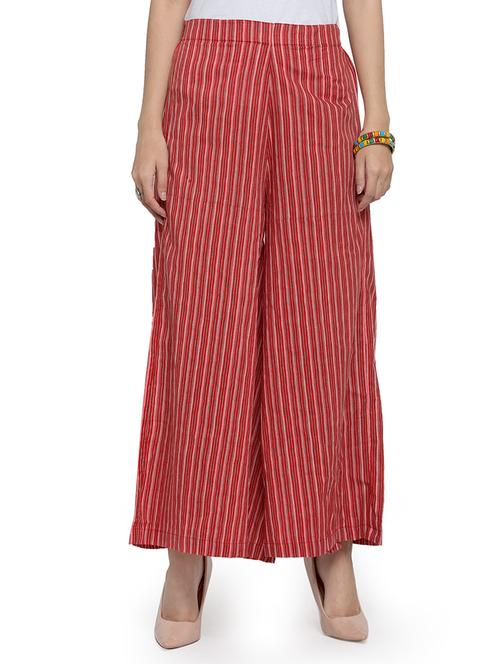 high rise striped palazzo - 16615295 - Standard Image - 1