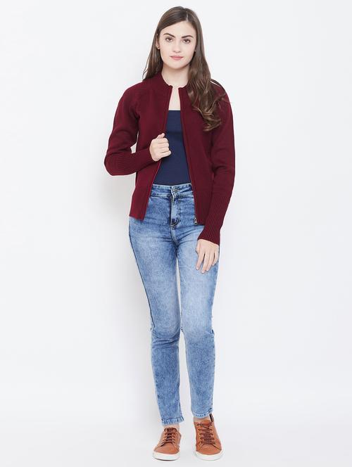 long sleeved solid jacket - 16615429 - Very Small Image - 1