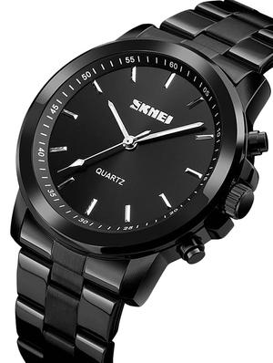 skmei 1324 round dial analog watch - 16615611 - Standard Image - 2