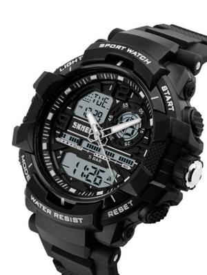 skmei 1164 round dial digital and analog watch - 16615879 - Standard Image - 3