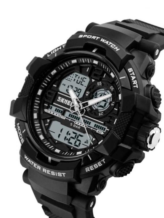 skmei 1164 round dial digital and analog watch - 16615879 - Zoom Image - 3