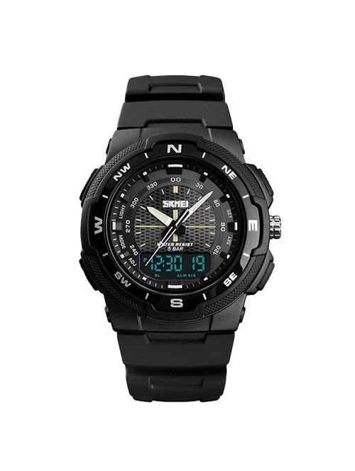 skmei 1454 round dial analog and digital watch - 16615900 - Standard Image - 1