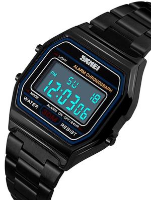 skmei 1123 round dial digital watch - 16615947 - Standard Image - 3