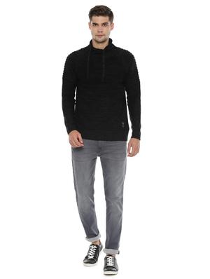 black melange pullover - 16616008 - Standard Image - 3