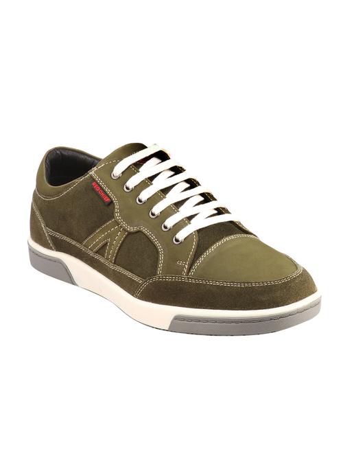 green suede lace up sneakers - 16616169 - Very Small Image - 1