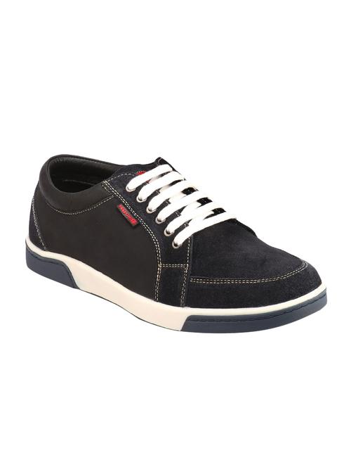 blue suede lace up sneakers - 16616172 - Standard Image - 1