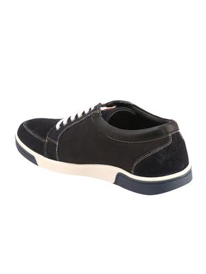 blue suede lace up sneakers - 16616172 - Standard Image - 3