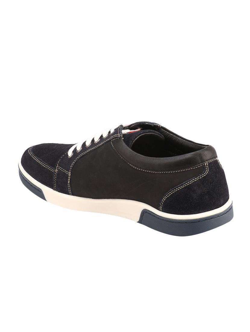 blue suede lace up sneakers - 16616172 - Zoom Image - 3