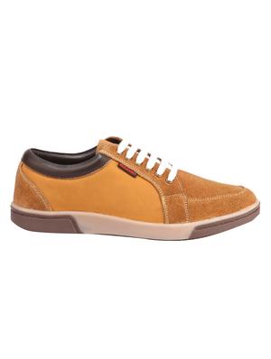 brown suede lace up sneakers - 16616173 - Standard Image - 2