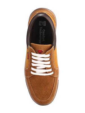 brown suede lace up sneakers - 16616173 - Standard Image - 4