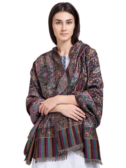 paisley printed shawl - 16616183 - Standard Image - 1