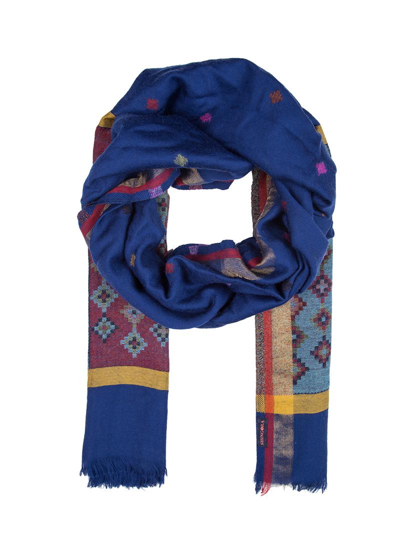frayed hem wool stole - 16616202 - Zoom Image - 2