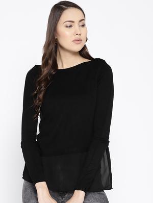 round neck long sleeved pullover - 16616300 - Standard Image - 2