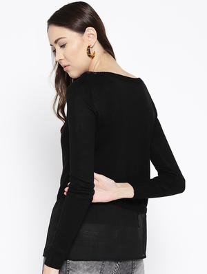 round neck long sleeved pullover - 16616300 - Standard Image - 4