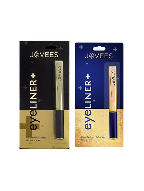 jovees pack of black eyeliner(6.5 ml) and blue eyeliner(5 ml) - 16616612 - Standard Image - 1