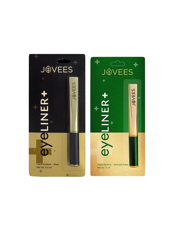 jovees pack of black eyeliner and green eyeliner - 16616619 - Zoom Image - 1