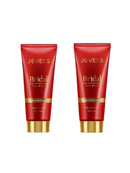 jovees combo of bridal face wash and scrub - 16616630 - Standard Image - 1