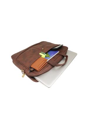 adk analog watch and leatherette laptop bags combo - 16616795 - Standard Image - 4