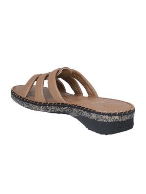 beige slip on sandals - 16618017 - Standard Image - 3
