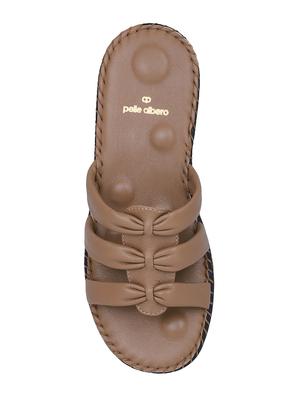 beige slip on sandals - 16618017 - Standard Image - 4