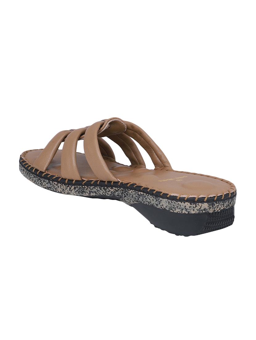 beige slip on sandals - 16618017 - Zoom Image - 3