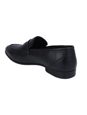 black leather slip ons - 16618143 - Standard Image - 3