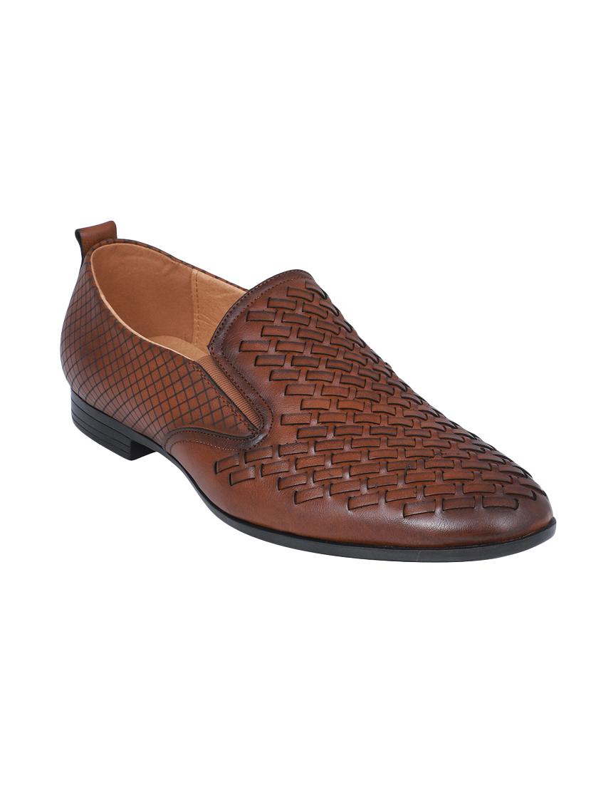 brown leather slip ons - 16618148 - Zoom Image - 1