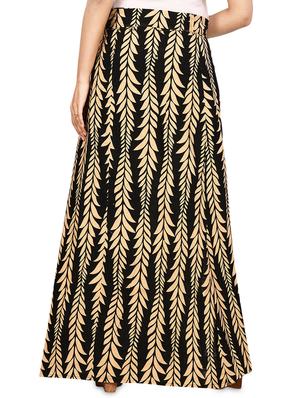 tie knot flared wrap skirt - 16618211 - Standard Image - 3