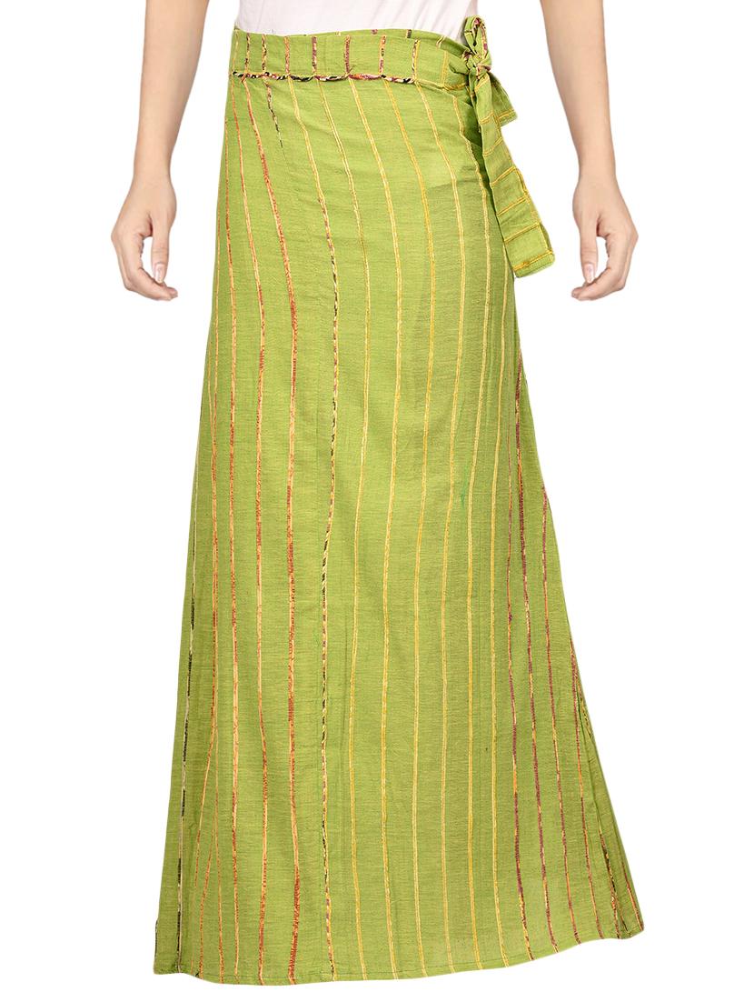 tie knot flared wrap skirt - 16618215 - Zoom Image - 1