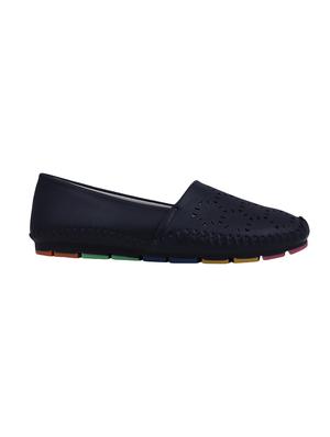 navy slip on casual shoes - 16618269 - Standard Image - 2
