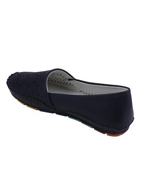 navy slip on casual shoes - 16618269 - Standard Image - 3