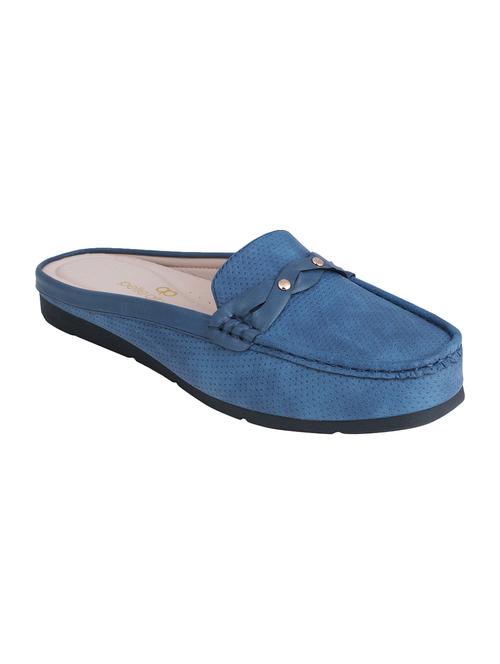 blue mules sandals - 16618279 - Standard Image - 1