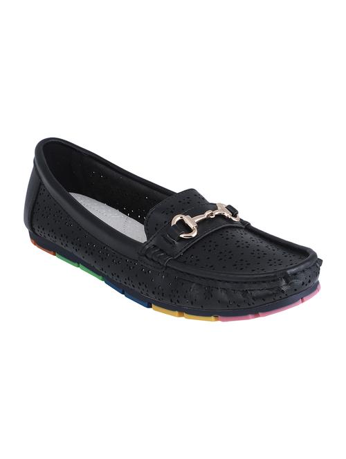 black slip on loafers - 16618283 - Standard Image - 1
