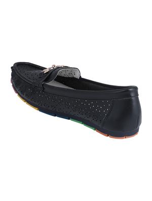 black slip on loafers - 16618283 - Standard Image - 3