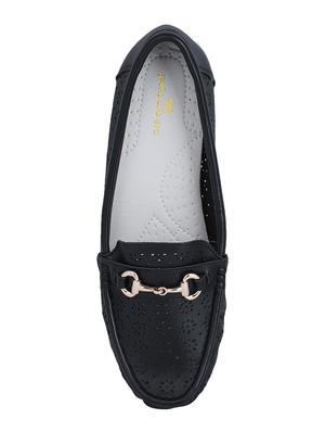 black slip on loafers - 16618283 - Standard Image - 4