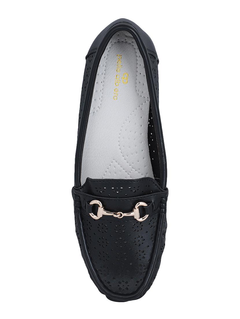 black slip on loafers - 16618283 - Zoom Image - 4