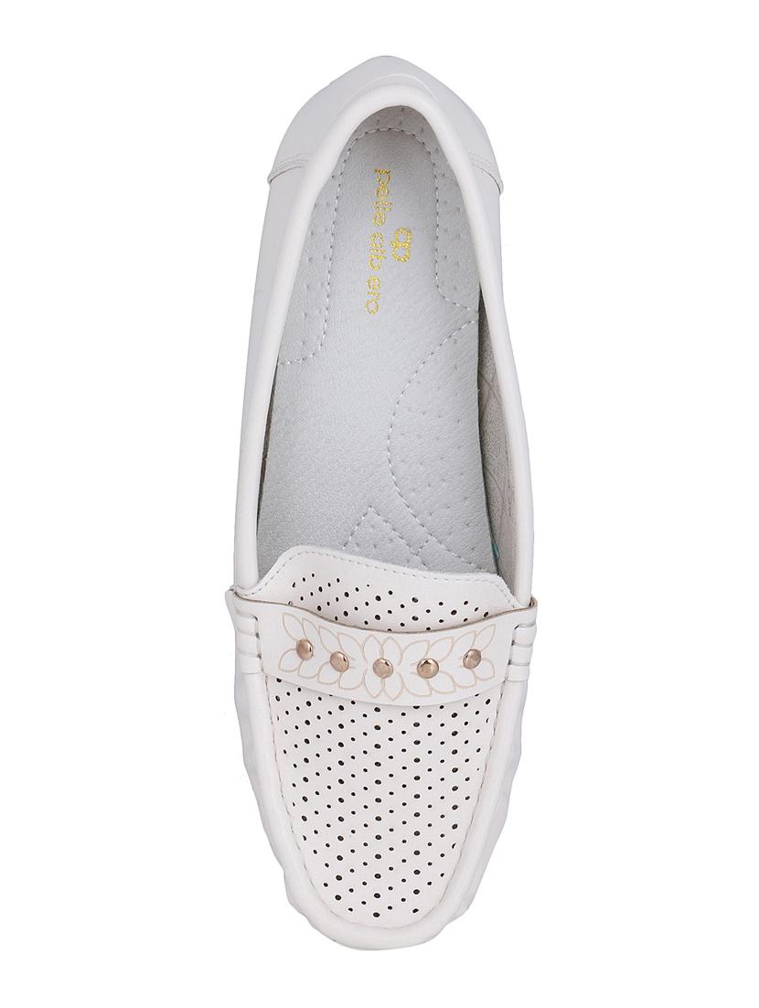 white slip on loafers - 16618288 - Zoom Image - 4