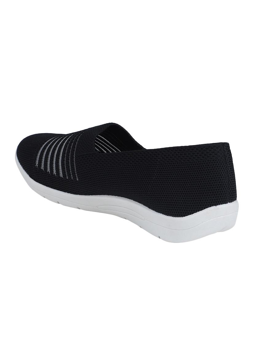 black slip on casual shoes - 16618296 - Zoom Image - 3