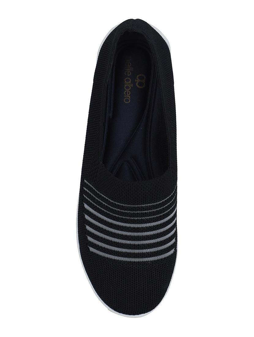 black slip on casual shoes - 16618296 - Zoom Image - 4