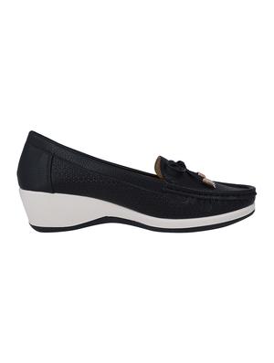 black slip on wedges - 16618300 - Standard Image - 2