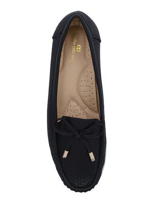 black slip on wedges - 16618300 - Standard Image - 4
