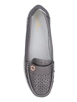 grey slip on loafers - 16618306 - Standard Image - 4