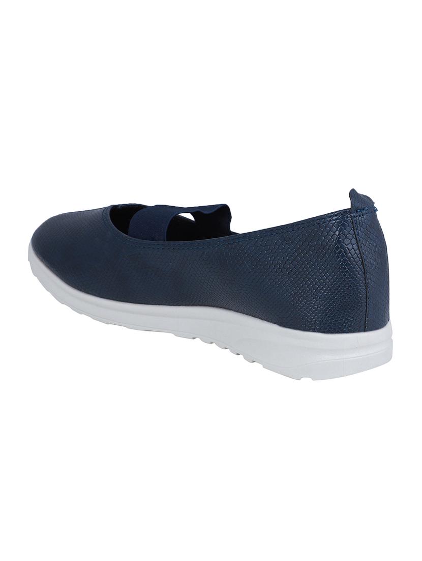navy slip on casual shoes - 16618309 - Zoom Image - 3